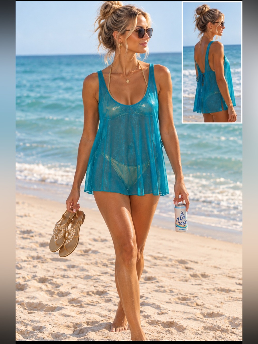 Minimale Animale • Blue Coverup Small NEW